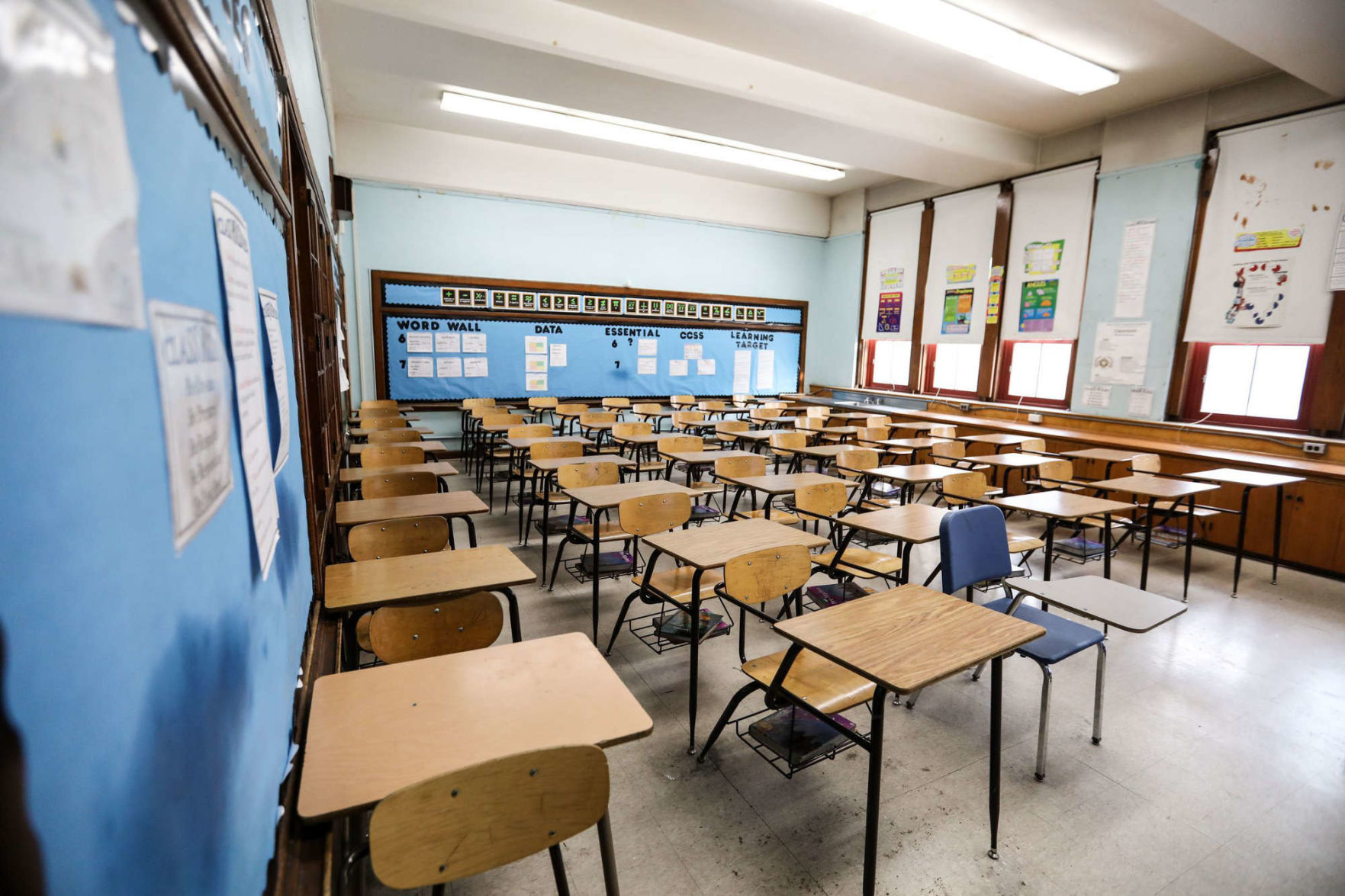 Empty classroom